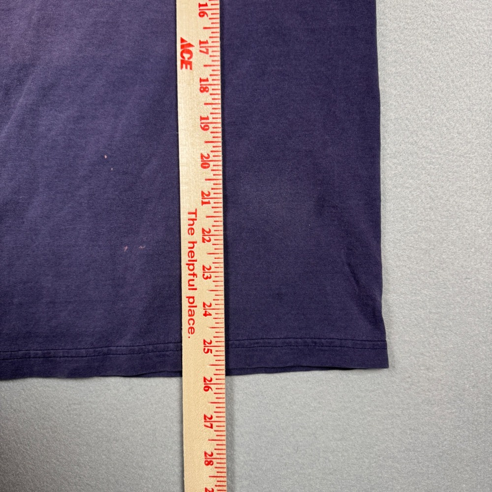 Vintage Delta Pro Weight Jesus T-Shirt Desperate Times Purple Mens Medium - Picture 5 of 8